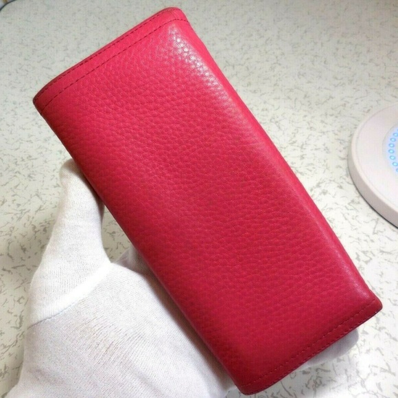 Prada Pink Leather Vitello Daino Wallet - Picture 2 of 8